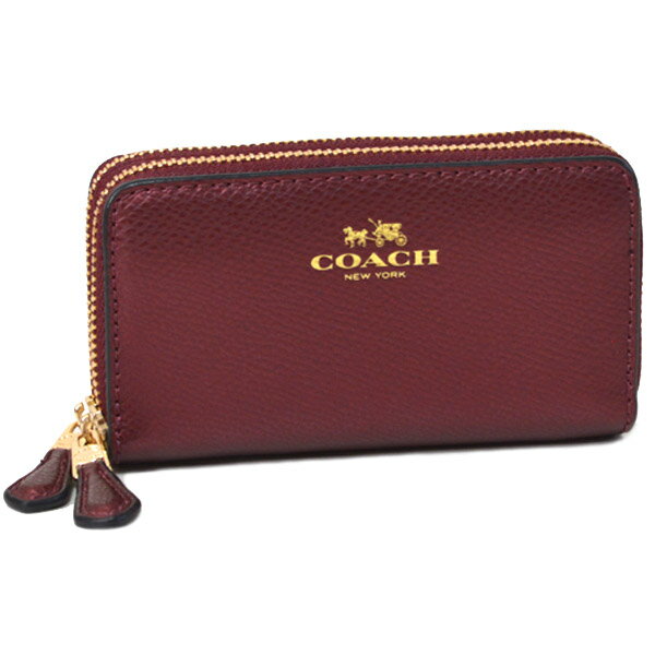 コーチ 小銭入れ COACH ラグジュアリー レザー クロスグレーン レザー スモール スクエア コ ...