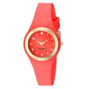 ケイトスペード 時計 katespade シリコン ウォッチ 腕時計 レッド 0762【ブランド 新品 送料無料 誕生日 プレゼント 正規 激安 レディース セール SALE ギフト 10倍 OUTLET 包装 即日発送 代引無料 通販】