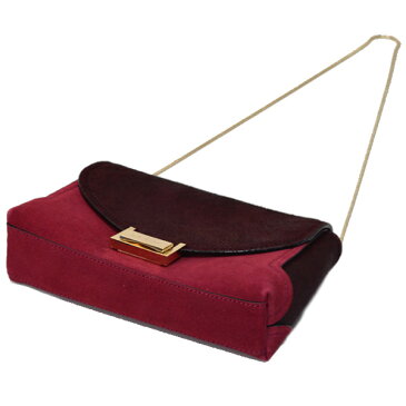 ケイトスペード バッグ katespade レザー ハラコ スエード 斜め掛け チェーン ショルダー バッグ ボルドー 3384 【ブランド 新品 送料無料 誕生日 プレゼント 正規 人気 レディース 安心 保証 ギフト 10倍 OUTLET 包装 即日発送 代引無料 】