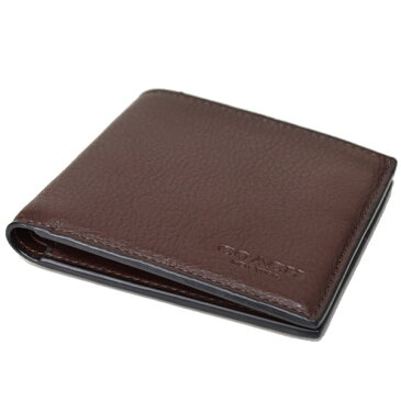 コーチ メンズ 財布 COACH コイン ウォレット イン スポーツ カーフ レザー メンズ 二つ折り 財布 マホガニー 75084【ブランド 新品 送料無料 誕生日 プレゼント 正規 人気 レディース 安心 保証 ギフト 10倍 OUTLET 包装 即日発送 代引無料 】