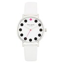 ケイトスペード 時計 katespade レザー チェンジ ストラップ メトロ ドット 腕時計 ホワイト×ブラック 0775 【ブランド 新品 送料無料 誕生日 プレゼント 正規 激安 レディース セール SALE ギフト 10倍 OUTLET 包装 即日発送 代引無料 通販】