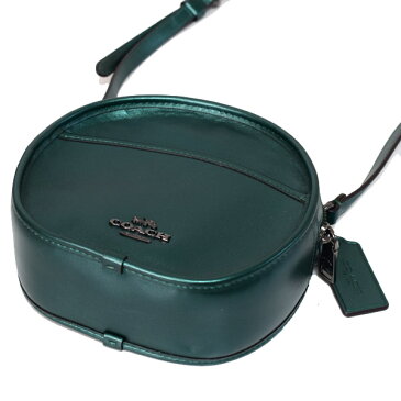 コーチ バッグ COACH カーフレザー メタリック キャンティーン 斜め掛け ショルダー クロスボディ バッグ メタリックグリーン 29794 【ブランド 新品 送料無料 誕生日 正規 人気 安心 保証 ギフト 10倍 OUTLET 包装 即日発送 代引無料 】