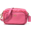 コーチ バッグ COACH ナイロン ぺブルレザー コート ルーシング シャーリング クロスボディ 斜め掛け ショルダーバッグ コンフェティピンク C4095【...