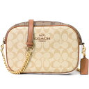 コーチ バッグ COACH コーティングキャンバス レザー シグネチャー カメラバッグ クロスボディ 斜め掛け 2way クラッチ ショルダーバッグ ライトカーキチャークマルチ CA172【新品 送料無料 包装 即日発送】(4)