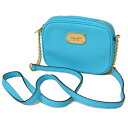 マイケルコース バッグ MICHAEL KORS レザー 斜めがけ チェーン ポシェット ショルダーバッグ アクアマリン 35T1GHMC1L 【ブランド 新品 送料無料 誕生日 記念日 お祝い プレゼント 正規 人気 レディース 安心 保証 ギフト 10倍 OUTLET 包装 即日発送 代引無料 】