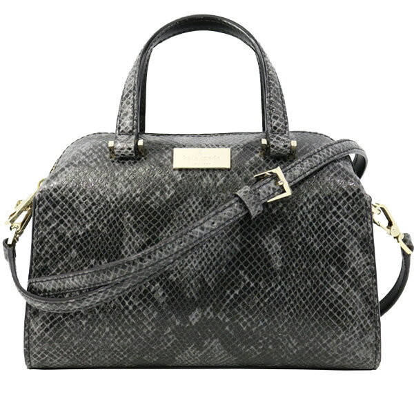 ケイトスペード バッグ katespade パイソン調 エンボスドレザー ミニ ミラ 2way 斜め掛け ショルダー ハンドバッグ グレーマルチ 3096【ブランド 新品 送料無料 誕生日 プレゼント 正規 人気 レディース 安心 保証 ギフト 10倍 OUTLET 包装 即日発送 代引無料 】