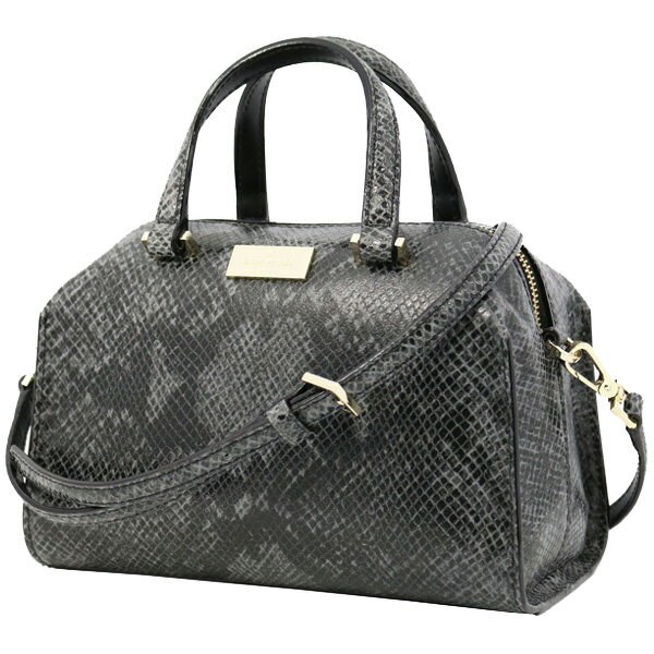 ケイトスペード バッグ katespade パイソン調 エンボスドレザー ミニ ミラ 2way 斜め掛け ショルダー ハンドバッグ グレーマルチ 3096【ブランド 新品 送料無料 誕生日 プレゼント 正規 人気 レディース 安心 保証 ギフト 10倍 OUTLET 包装 即日発送 代引無料 】