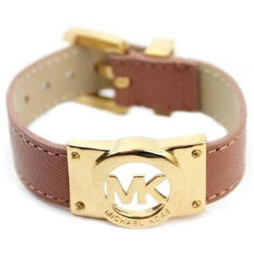 マイケルコース ジュエリー MICHAEL KORS MK レザー ロゴ バングル ブレスレット ブラウン×ゴールド MKJ3863710 【ブランド 新品 送料無料 誕生日 記念日 お祝い プレゼント 正規 激安 レディース セール SALE ギフト 10倍 OUTLET 包装 即日発送 代引無料】