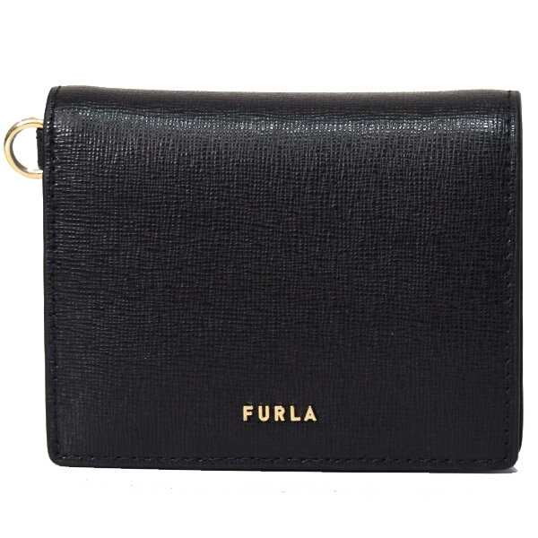 フルラ 革二つ折り財布 レディース フルラ 財布 FURLA レザー アルモニア ロゴ クロコダイル 型押し コンパクト 二つ折り財布 ブラック WP00034【ブランド 新品 送料無料 誕生日 記念日 お祝い プレゼント 正規 人気 レディース 安心 保証 包装 即日発送 代引無料 】