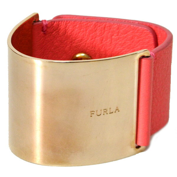 楽天ブランド専門店 パイクストリートフルラ キー バングル FURLA メタル レザー アクセサリー ブレスレット ワイドバングル ピンク 798044【ブランド 新品 送料無料 誕生日 記念日 お祝い プレゼント 正規 人気 レディース 安心 保証 包装 即日発送 代引無料 】