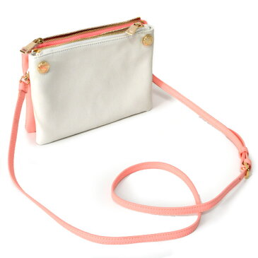 フルラ バッグ FURLA パイパー コーティング レザー クロスボディ ミニショルダー ポシェット ホワイト×ライトピンク 266553【ブランド 新品 送料無料 誕生日 記念日 お祝い プレゼント 正規 人気 レディース 安心 保証 包装 即日発送 代引無料 】
