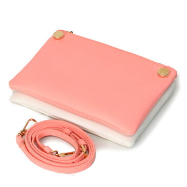 フルラ バッグ FURLA パイパー コーティング レザー クロスボディ ミニショルダー ポシェット ホワイト×ライトピンク 266553【ブランド 新品 送料無料 誕生日 記念日 お祝い プレゼント 正規 人気 レディース 安心 保証 包装 即日発送 代引無料 】