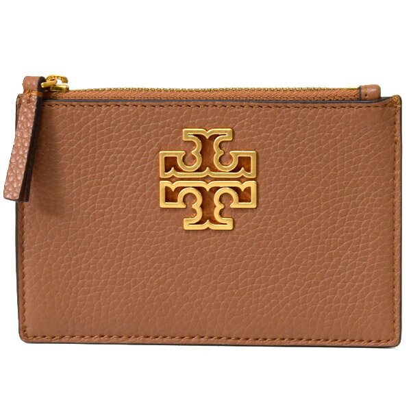 トリーバーチ トリーバーチ カードケース TORY BURCH レザー ブリテン ロゴ ジップ 小物 定期入れ 小銭入れ コインケース バーク 78566【ブランド 新品 送料無料 誕生日 記念日 お祝い 正規 人気 安心 保証 ギフト 10倍 OUTLET 包装 即日発送 代引無料】