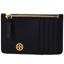 トリーバーチ 革小銭入れ レディース トリーバーチ コインケース TORY BURCH レザー ウォーカー ロゴ トップ ジップ カードケース 名刺入れ 定期入れ パスケース コインケース ブラック 79031【ブランド 新品 送料無料 誕生日 記念日 正規 人気 安心 保証 ギフト 10倍 OUTLET 包装 即日発送 代引無料】