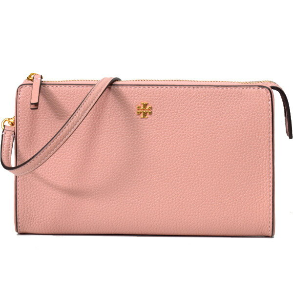 トリーバーチ 革ショルダーバッグ レディース トリーバーチ バッグ TORY BURCH レザー ブレイク ロゴ スリム クロスボディ 2way 斜め掛け クラッチ ショルダーバッグ ピンクムーン 80090【ブランド 新品 送料無料 誕生日 記念日 正規 人気 安心 保証 包装 即日発送 代引無料 】