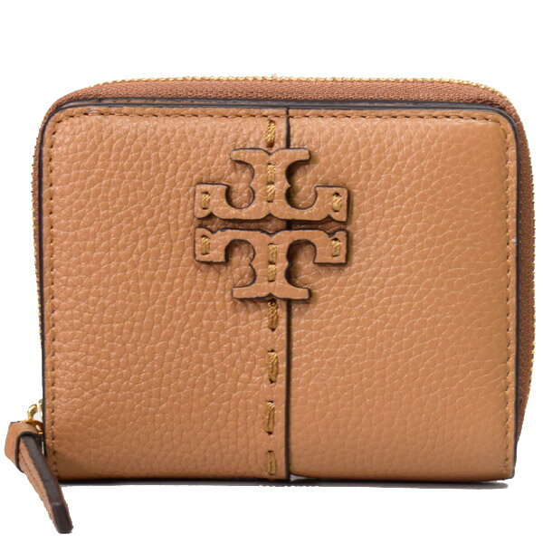 ティラミス トリーバーチ 財布 TORY BURCH レザー マックグロー バイフォールド 二つ折り コンパクト財布 ティラミス 64522【ブランド 新品 送料無料 誕生日 記念日 正規 人気 レディース 安心 保証 ギフト 10倍 OUTLET アウトレット プレゼント】