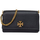 トリーバーチ 革バッグ レディース トリーバーチ バッグ TORY BURCH レザー キラ 2way チェーン ショルダー クロスボディ 斜めがけ クラッチ バッグ ブラック 144495【ブランド 新品 送料無料 正規 人気 安心 保証 10倍 OUTLET 即日発送 アウトレット 誕生日 ギフト プレゼント】