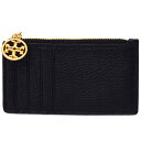 トリーバーチ 革小銭入れ レディース トリーバーチ コインケース TORY BURCH レザー ミラー ロゴ トップ ジップ カードケース 名刺入れ 定期入れ パスケース コインケース ブラック 134554【ブランド 新品 送料無料 誕生日 記念日 正規 人気 安心 保証 ギフト OUTLET レディース】