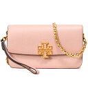 トリーバーチ バッグ TORY BURCH ぺブルレザー ブリテン ロゴ 3way リストレット チェーン ショルダー ウォレット クロスボディ 斜めがけ クラッチ バッグ ライトメドウスイート 141012【ブランド 新品 送料無料 正規 人気 安心 保証 10倍 OUTLET アウトレット レディース 】