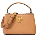 トリーバーチ 革バッグ レディース トリーバーチ バッグ TORY BURCH レザー ブリテン マイクロ サッチェル ロゴ トート 2way クロスボディ 斜め掛け ショルダー ハンドバッグ ムース 139091【ブランド 新品 送料無料 正規 人気 安心 保証 即日出荷 アウトレット 誕生日 ギフト プレゼント】