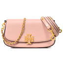 トリーバーチ 革バッグ レディース トリーバーチ バッグ TORY BURCH ぺブルレザー ブリテン コンバーチブル 2way フラップ チェーン ショルダー 斜めがけ クロスボディ バッグ ライトメドウスウィート 138772【ブランド 新品 送料無料 正規 人気 安心 保証 10倍 OUTLET アウトレット ギフト プレゼント】