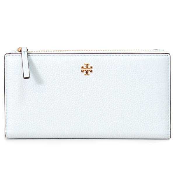 トリーバーチ 財布（レディース） トリーバーチ 長財布 TORY BURCH レザー ブレイク スリム ウォレット 二つ折り 財布 セルツァー×ペブストーン 139540【ブランド 新品 送料無料 正規 人気 安心 保証 10倍 OUTLET アウトレット 誕生日 プレゼント ギフト レディース 】