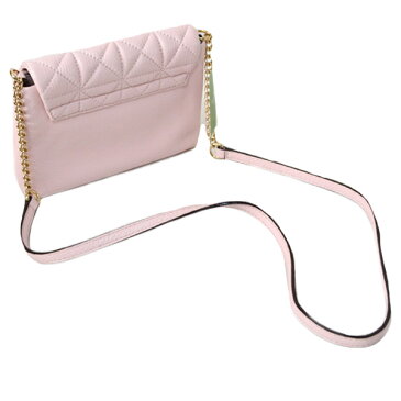 ケイトスペード バッグ katespade レザー キルティング ターンロック 斜め掛け ミニ チェーン ショルダー バッグ ライトピンク 3589【ブランド 新品 送料無料 誕生日 プレゼント 正規 人気 レディース 安心 保証 ギフト 10倍 OUTLET 包装 即日発送 代引無料 】