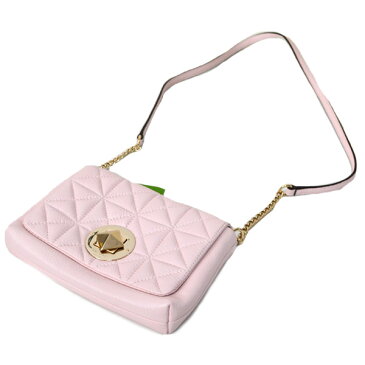 ケイトスペード バッグ katespade レザー キルティング ターンロック 斜め掛け ミニ チェーン ショルダー バッグ ライトピンク 3589【ブランド 新品 送料無料 誕生日 プレゼント 正規 人気 レディース 安心 保証 ギフト 10倍 OUTLET 包装 即日発送 代引無料 】