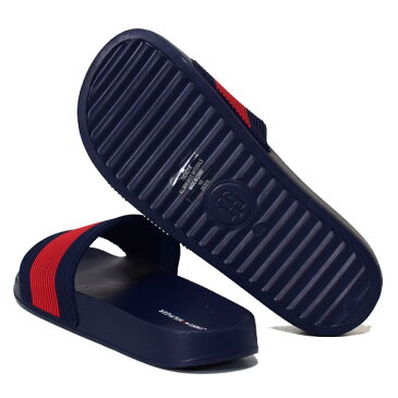 トミーヒルフィガー 靴 TOMMY HILFIGER ラバー ロゴ シャワー サンダル シューズ ダークブルー 6M 日本未発売モデル TWDAILY-X【ブランド 新品 送料無料 誕生日 記念日 お祝い プレゼント 正規 人気 安心 保証 ギフト 10倍 OUTLET 包装 即日発送 代引無料 】