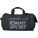 トミーヒルフィガー バッグ TOMMY HILFIGER ポリエステル スポーツ ダッフル ロゴ ラージ 2way 斜めがけ ショルダー ボストンバッグ ブラック 日本未発売モデル AU00751【ブランド 新品 送料無料 正規 安心 保証 ギフト 10倍 包装 即日発送 代引無料】(4)