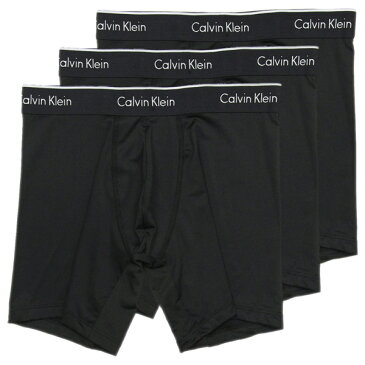 カルバンクライン パンツ Calvin Klein コットン メンズ クラッシック フィット ロゴ ボクサー ブリーフ 下着 ボクサーパンツ 3枚セット M ブラック NP21890【ブランド 新品 送料無料 プレゼント 正規 人気 安心 保証 ギフト 10倍 OUTLET 包装 即日発送 代引無料】