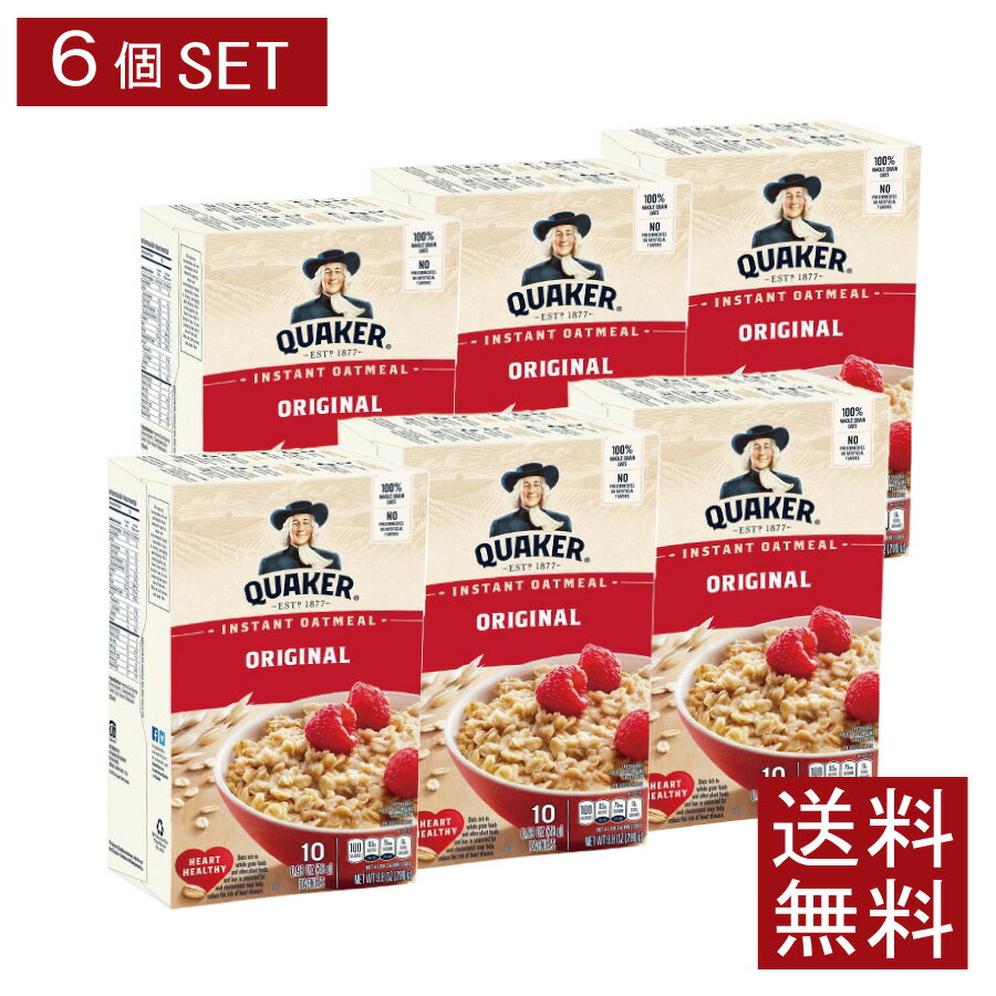 クエーカー インスタント オートミール レギュラー(280g) ×6個