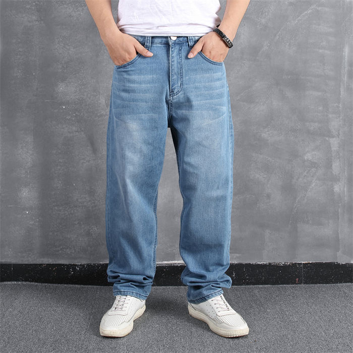 乐天商城 - デニムパンツ メンズ ワイドパンツ ロングパンツ デニムパンツ テーパード ゆったり ストレッチ デニム パンツ メンズ 大きいサイズ ボトムス 春 夏 秋 冬