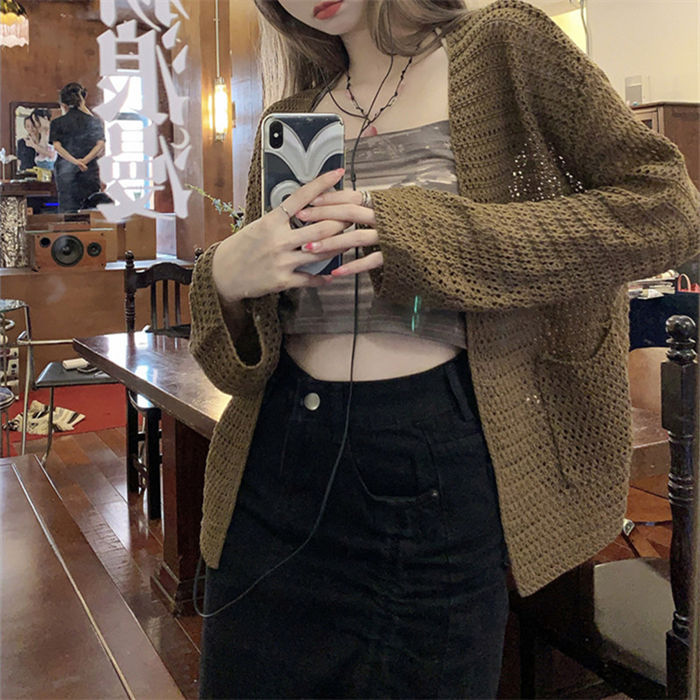 カーディガン レディース 夏 薄手 カーディガ...の紹介画像2