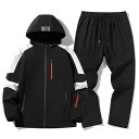 2点セット 3点セット セットアップ メンズ ウインドブレーカー 上下 マウンテンパーカー レディース キッズ 上下セット アウトドアジャケット 登山ウェア ジップアップ 春 登山服 撥水 ゴルフ 防寒 釣り ウェア バイク トレッキング パンツ 防風 自転車