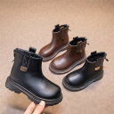 女の子 男の子 子供 キッズ キッズシューズ 靴 ショート ブーツ シューズ ショートブーツ ファスナー付き レトロデザイン カジュアル 履きやすい 疲れない ...