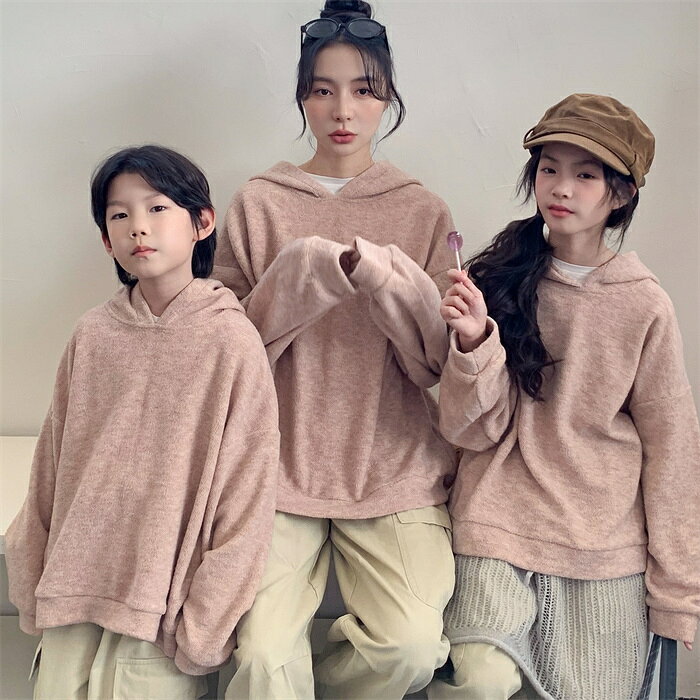 親子 ペアルック tシャツ 長袖 フード付き 親子 ペアルック パーカー 親子ペアルック 3人 春 秋冬トップス ゆったり ママ 親子 ペアルック 女の子 男の子 長袖tシャツ ペアルック 親子 長袖 親子お揃い服 大きいサイズ 子供 カップルお揃い プレゼント クリスマス