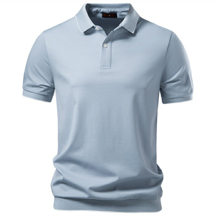 乐天商城 - ポロシャツ 半袖 メンズ カジュアル メンズ 無地 夏 ゴルフウエア polo 半袖 Tシャツ ボタン ビジネス メンズ 運動 無地 カットソー インナー トップス 吸汗スポーツ 通勤 通学 クールビス 夏 サマー 肌ざわり