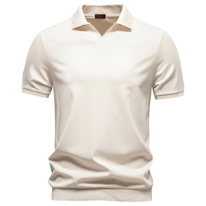 乐天商城 - ポロシャツ 半袖 メンズ カジュアル メンズ 無地 夏 ゴルフウエア polo 半袖 Tシャツ Vネック ビジネス メンズ 運動 無地 カットソー インナー トップス 吸汗スポーツ 通勤 通学 クールビス 夏 サマー 肌ざわり