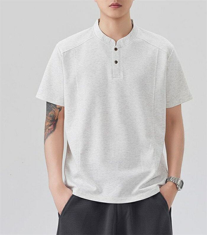乐天商城 - Tシャツ 半袖 メンズ ビジネス 無地 夏 通勤 通学 柔らかい ストレッチ 快適 通気性 夏服 シンプル 高級感 カジュアル オフィス トップス インナーTシャツ ティーシャツ 半袖 tシャツ カットソー 20代 30代 40代 50代 60代 ファッション 夏 父の日
