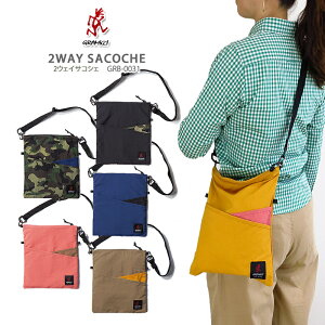 【50%OFF!】グラミチ バッグ GRAMICCI GRB-0031 2WAY SACOSHE BAG 2ウェイ サコシュ サコッシュ ナイロン製 メンズ レディース