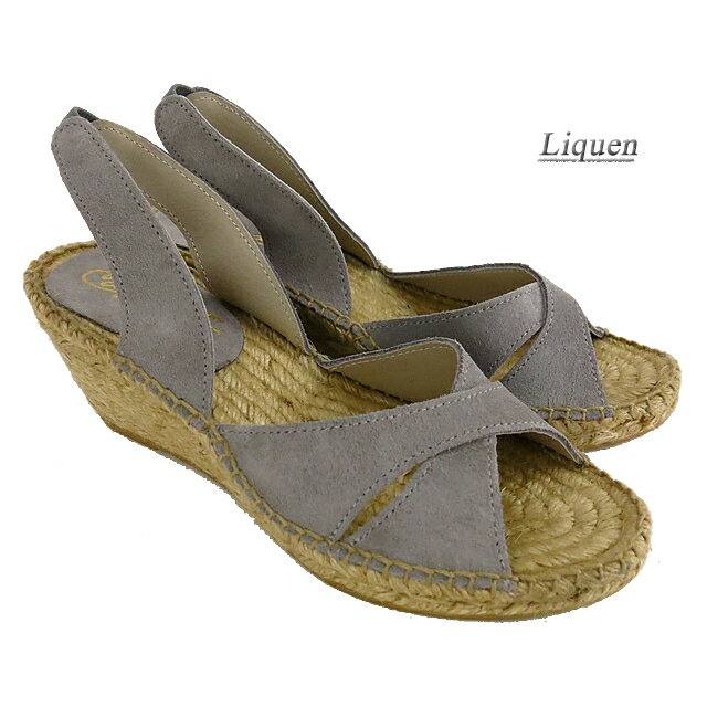 [バレンタインギフトお届けします] 【20%OFF!】Calzanor カルザノール 815 SERRAJE セラジェ　スエード バックストラップ サンダル エスパドリーユ レディース ウェッジソール格安通販　バレンタイン　人気　ランキング