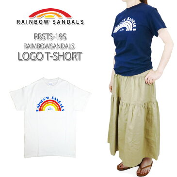 【コロンビアセール開催中】【20%OFF!】RAINBOW SANDALS レインボーサンダル LOGO T-SHIRT ロゴ Tシャツ メンズ & レディース サイズ RBSTS-19S