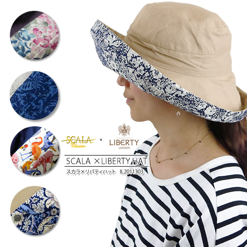 [2021春夏新作] SCALA × LIBERTY HAT スカラ リバティ コラボ ハット 帽子 ...