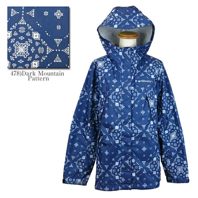 【50%OFF!】コロンビア ジャケット マウンテンパーカー レディース COLUMBIA PL3309 WABASH WOMEN'S PATTERNED JACKET ワバシュ ウィメンズ パターンド レインウェア