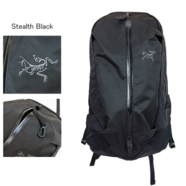 [2022春夏新作] アークテリクス リュック 黒 ブラック ARC'TERYX ARRO 22 ARRO22 BACKPACK アロー 22 アロー22 バックパック 22リットル デイパック キャンプ キャンプウエア