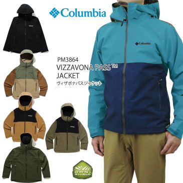 [2022秋冬新作] コロンビア アウター ジャケット マウンテンパーカー COLUMBIA PM3864 VIZZAVONA PASS JACKET ヴィザヴォナ パス ジャケット レインウェア アウトドア 山 長袖 キャンプ キャンプウエア