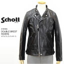 [お取り寄せ] [2024春夏新作] ショット ライダース レザー レザージャケット SCHOTT 3101048 DOUBLE BREST RIDERS JACKET ダブルブレスト メンズ 782-3950077