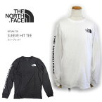 [2023春夏新作] ザ ノースフェイス THE NORTH FACE メンズ ロングスリーブ ヒット Tシャツ MEN'S SLEEVE HIT TEE 長袖Tシャツ ロングスリーブ ロゴ NF0A471K L/S 長T ロンt キャンプ キャンプウェア ストリート アウトドア ギフト プレゼント