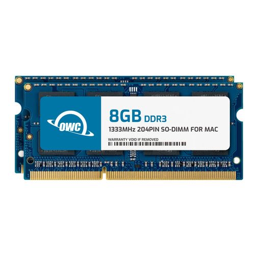 OWC 16GB 8GB X 2 1333MHZ PC3-10600 DDR3 SO-DIMM 204ピン メモリ アップグレードキット